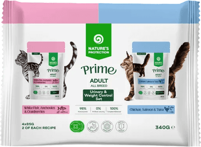 Влажный корм для кошек Nature's Protection NP Prime Sterilised белая рыба/анчоус/клюква+кур/лосось/тунец