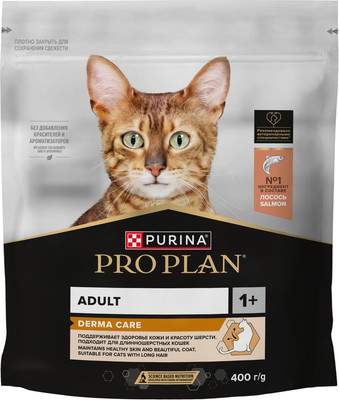 Сухой корм для кошек Pro Plan Elegant с лососем