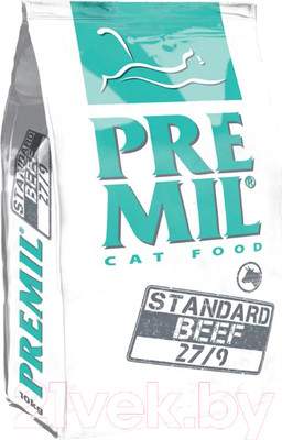 Сухой корм для кошек Premil Standard Beef