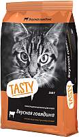 Сухой корм для кошек Tasty Cat С говядиной