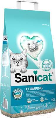 Наполнитель для туалета Sanicat Clumping Marseille