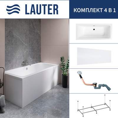 Ванна акриловая Lauter Olympia 170x75 / 21100075