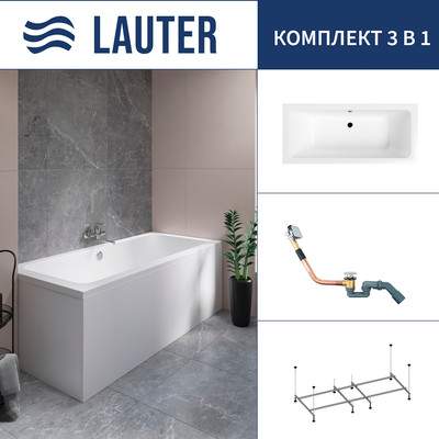 Ванна акриловая Lauter Olympia 180x80 / 21100080