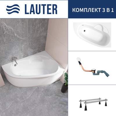 Ванна акриловая Lauter Valencia 150x100 / 2102150R