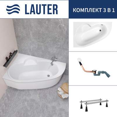 Ванна акриловая Lauter Valencia 150x100 / 2102150L