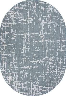Ковры, циновки, шкуры Merinos Kair S136-OVAL-BLUE