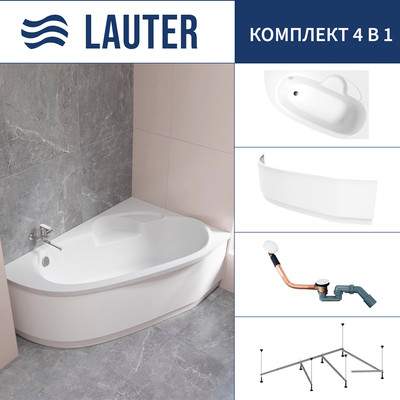 Ванна акриловая Lauter Valencia 170x110 / 2102170R