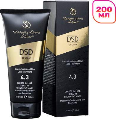 Маска для волос DSD DeLuxe. Восстанавливающая с кератином 4.3