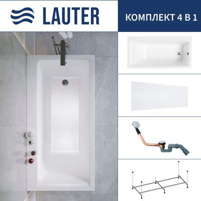 Ванна акриловая Lauter Seraphina 170x80 / 2112170R