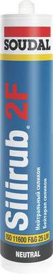 Герметик силиконовый Soudal Silirub 2F