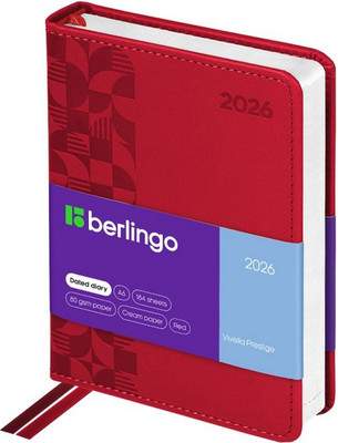 Ежедневники, блокноты, записные книжки Berlingo Vivella Prestige 2026г А6 / DD6_80606