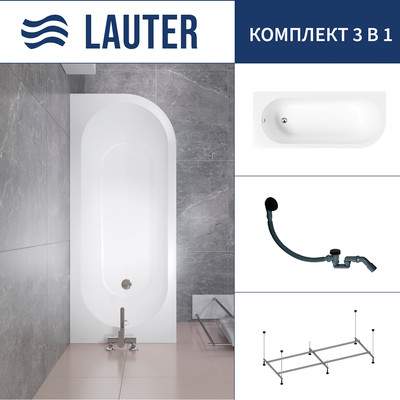 Ванна акриловая Lauter Monaco 170x72.5 / 2113170L