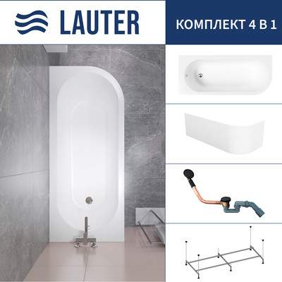 Ванна акриловая Lauter Monaco 170x72.5 / 2113170L