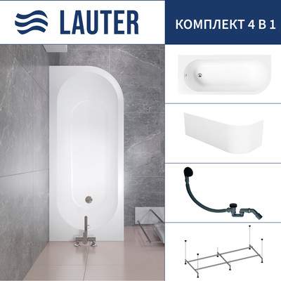 Ванна акриловая Lauter Monaco 170x72.5 / 2113170L