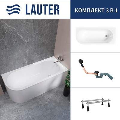 Ванна акриловая Lauter Monaco 170x72.5 / 2113170R