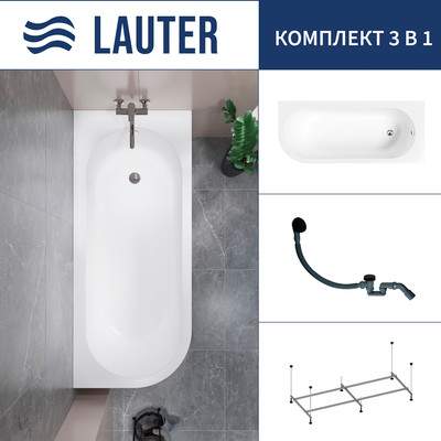 Ванна акриловая Lauter Monaco 170x72.5 / 2113170R