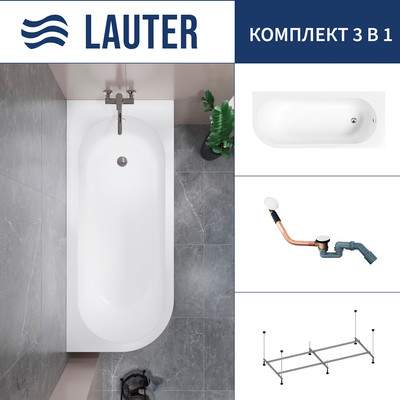 Ванна акриловая Lauter Monaco 170x72.5 / 2113170R