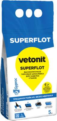 Шпатлевки Vetonit Superflot ГКЛ