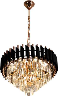 Люстра Estares Sandra 8хЕ14-480х905-BKGD/CRYSTAL-220-IP20