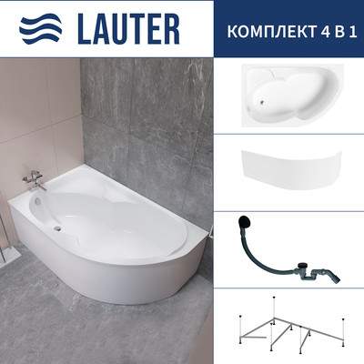 Ванна акриловая Lauter Geneva 170x105 / 2103170L