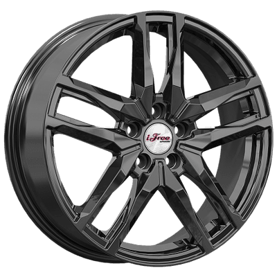 Литой диск iFree Бомбей 18x6.5" 5x114.3мм DIA 67.1мм ET 42мм BK