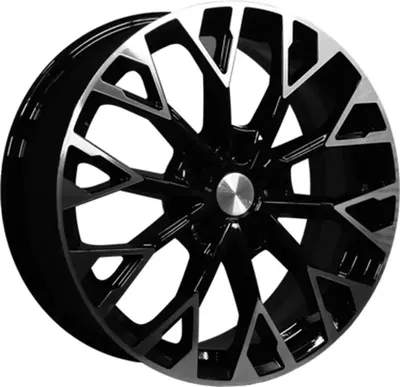 Литой диск Khomen KHW1718 Dongfeng 580 17x7" 5х110мм DIA 67.1мм ET 45мм Black FP