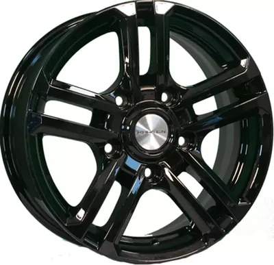 Литой диск Khomen KHW1602 Niva 4x4 16x6.5" 5x139.7мм DIA 98.5мм ET 40мм Black
