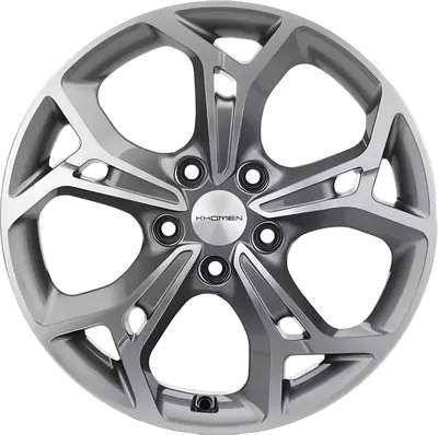 Литой диск Khomen KHW1702 Qashqai 17x7" 5x114.3мм DIA 66.1мм ET 40мм Gray FP