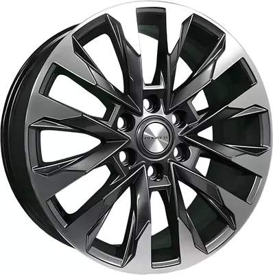 Литой диск Khomen KHW2010 Mohave 20x8" 6x114.3мм DIA 67.1мм ET 40мм