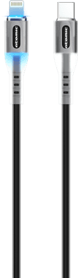 Зарядный кабель Atomic Ledit Usb-C-Lightning PD 27W LED / 30.374