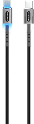 Кабели, переходники Atomic Ledit USB-C-USB-C PD 60W LED / 30.370