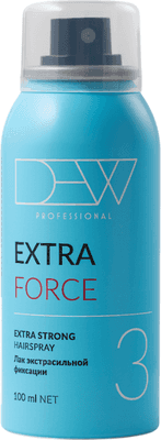 Лак для укладки волос Dew Professional Force Экстрасильной фиксации 15FESH/100