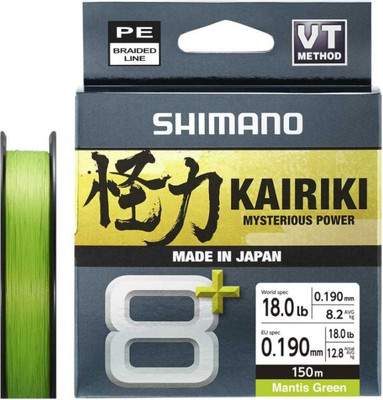 Леска плетеная Shimano Kairiki 8+ 0.19mm 13.4kg / LDM58XE1819015G