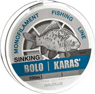 Леска монофильная NAUTILUS Bolo карась 0.26мм 9.4кг 100м gray / 06-42302545