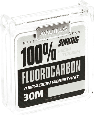 Леска флюорокарбоновая NAUTILUS Fluorocarbon 100% 0.265мм 4.7кг 30м clean / 06-42302600