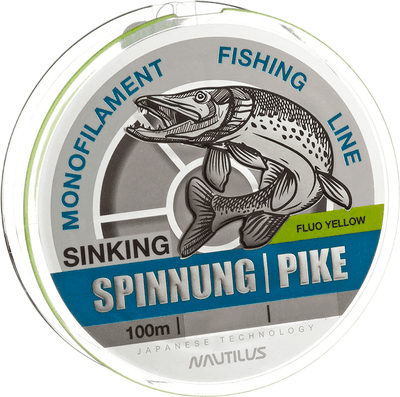 Леска монофильная NAUTILUS Spinning щука 0.18мм 4.9кг 100м yellow / 06-42302553