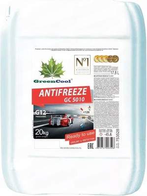 Антифриз GreenCool GC5010 G12 / 753528