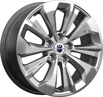 Литой диск K&K Авиор 17x7" 5х110мм DIA 67.1мм ET 35мм Дарк платинум брайт