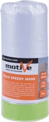 Пленка строительная Motive Speedy Mask термостойкой с клейкой лентой