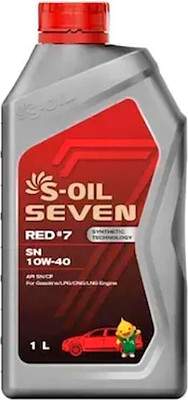 Моторное масло S-Oil Seven Red №9 SN 10W40 / E107635