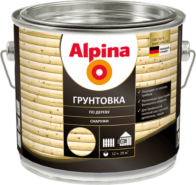 Грунтовка Alpina По дереву