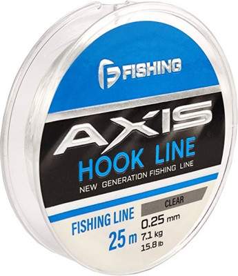 Леска монофильная F-Fishing Axis Hook Line Clear 25м / FTLC-025