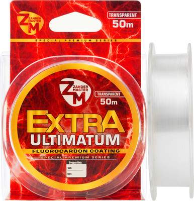 Леска монофильная ZanderMaster Extra Ultimatum 50м 0.203мм 6.4кг / 11767