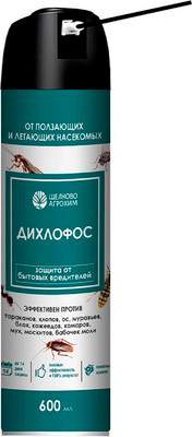 Аэрозоль от насекомых Щелково Агрохим Дихлофос №1 от тараканов и муравьев