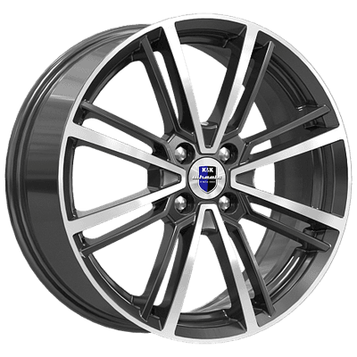 Литой диск K&K Эрфурт 17x7" 4х100мм DIA 67.1мм ET 45мм Алмаз черный
