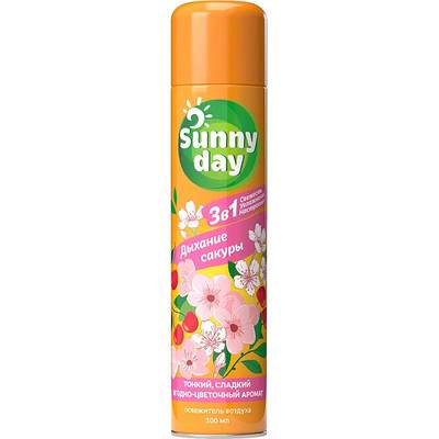 Освежитель воздуха Sunny Day Спрей для унитаза Дыхание сакуры