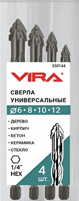Набор сверл Vira 550144