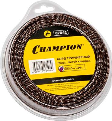 Леска для триммера Champion Magic 3мм / C7042