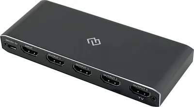 Кабели, переходники Digma DHSP-v2x4 HDMI (f)/4xHDMI (f)