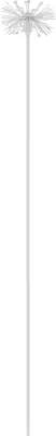 Светильник уличный Arlight KT-DANDEL-BOLL-H705-0.5W Warm3000 WH 24 deg / 050679